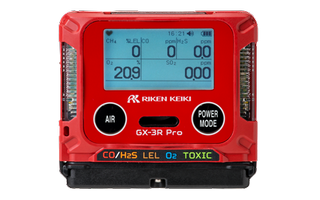 GX-3R PRO - Detektor plynů CO2, CO, H2S, O2, %LEL